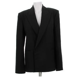 Victoria Beckham Schwarzer Blazer mit quadratischem Schnitt