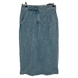 Falda midi de denim con recortes - Levi's
