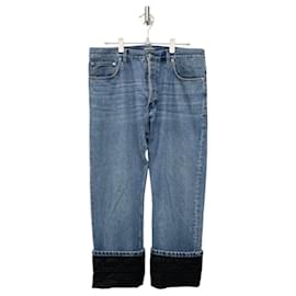 Dior Pantaloni in denim canage in cotone blu