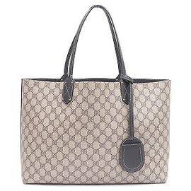 Gucci GG Logo PVC Reversible Shopper Bag und Schultertasche