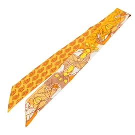 Hermes Twilly Coup de Fouet au Bloc Scarf Muffler - Hermès