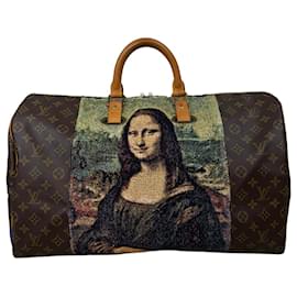 Borsa Louis Vuitton Keepall 50 Mona Lisa Arazzo Personalizzato