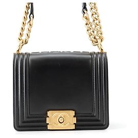 Chanel Boy Schultertasche mit Kette AS3018