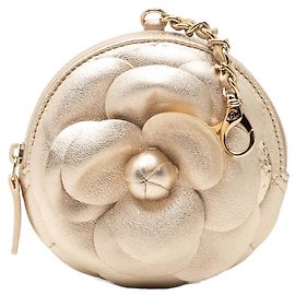 Chanel Camellia Matelassé Münzbeutel