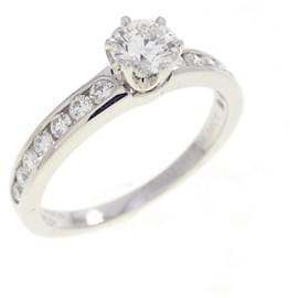 Tiffany & Co. Solitaire Channel Setting Band Ring