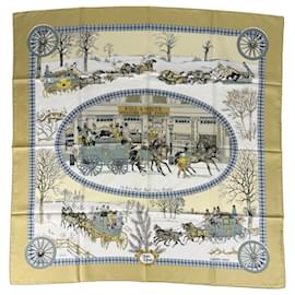 Hermès Foulard Hermes Carre 90 LHIVER EN POSTE