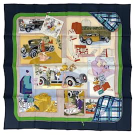 Hermes Carre 90 L Elegance et le Confort en Automobile Scarf Muffler - Hermès