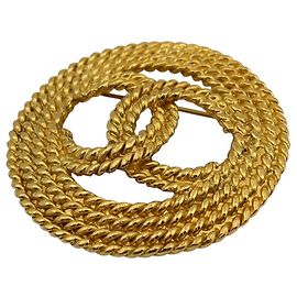 Chanel vergoldete Brosche