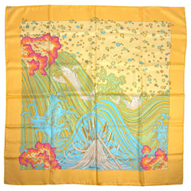 Hermès Foulard Hermes Carre 90 A CONTRE COURANT