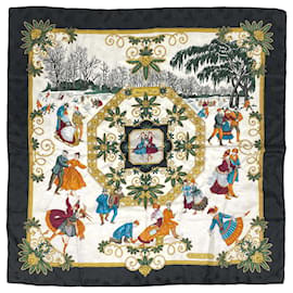 Hermès Hermes Carre 90 Joies d Hiver Schal