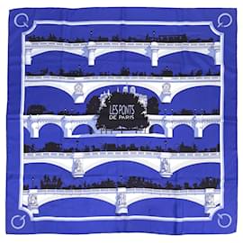 Hermès Hermes Carre 90 Les Ponts de Paris Schal