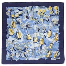 Hermès Foulard di seta Hermes Carre 90 Concerto