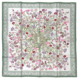 Foulard Hermes Carre 90 OEillets Sauvages - Hermès