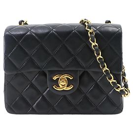 Borsa a tracolla con catena Chanel Mini Matelassé