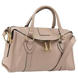 Borsa a tracolla Marc Jacobs in pelle 2way Pink Gold Auth BA14169A