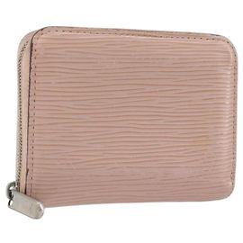 LOUIS VUITTON Epi Zippy Coin Purse Pink Rose ballerina M61206 LV Auth 191987