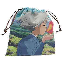 LOEWE Studio Ghibli Howl's Moving Castle Sophie Pouch Nylon Blue Auth 167482M