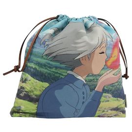 LOEWE Studio Ghibli Howl's Moving Castle Sophie Pouch Nylon Blue Auth 167478M