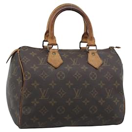 LOUIS VUITTON Monogram Speedy 25 Hand Bag M41528 LV Auth 194193