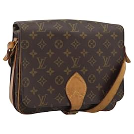 LOUIS VUITTON Monogram Cartouchiere GM Shoulder Bag M51252 LV Auth gh2296