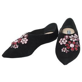 Scarpe PRADA Suede Brown Auth 193714M