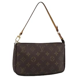 LOUIS VUITTON Monogram Pochette Accessoires Pouch M51980 LV Auth bs36516