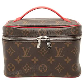 Necessaire Louis Vuitton Monogram Macassar Nice Mini marrone