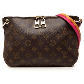 Borsa a tracolla Louis Vuitton Monogram Lorette Marrone