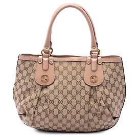Gucci GG Canvas Scarlett Tote Beige