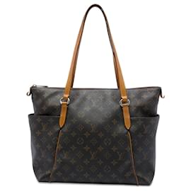 Borsa Tote Louis Vuitton Monogram Totally MM Marrone