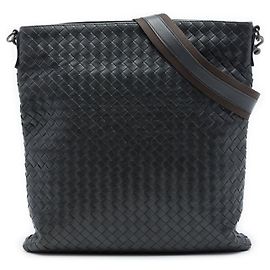 Borsa a tracolla Bottega Veneta VN in Nappa Intrecciato grigia