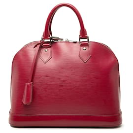 Borsa Louis Vuitton Epi Alma PM rossa