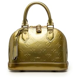 Louis Vuitton Monogram Vernis Alma BB Satchel Tasche Grün