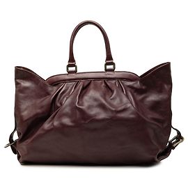 Sac à main Doctor B Fendi en cuir rouge