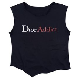 Dior by Galliano 2000er ‘Dior Addict’ Cut Off Tank Top