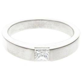 Anello Cartier Tank Diamanti in Platino