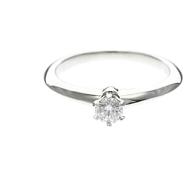 Bague alliance solitaire diamant Tiffany - Tiffany & Co
