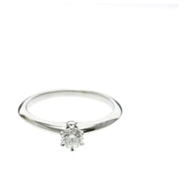 Bague alliance solitaire diamant Tiffany - Tiffany & Co