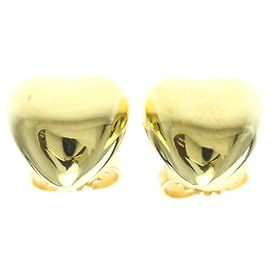 Tiffany & Co Orecchini a lobo a cuore Tiffany in oro giallo 18K
