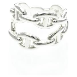 Hermes Chaine d'Ancre Enchainée Double Ring - Hermès