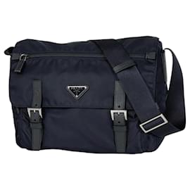 Borsa a tracolla Prada in blu
