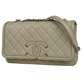 Borsa a tracolla Chanel Matelassé Light Beige
