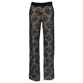 Alessandro Dell'Acqua Spitzenhose Schwarz