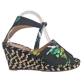 Proenza Schouler Sandali Espadrillas Zeppa Floral Faille