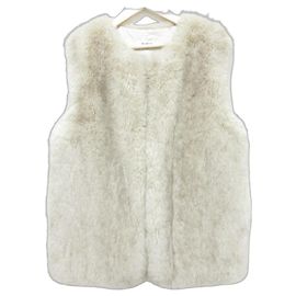 Autre Marque Chaleco de piel ecológica Rouge vif Eco Fur