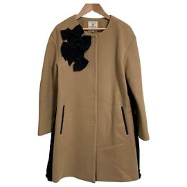 Abrigo sin cuello LANVIN en Bleu Ribbon