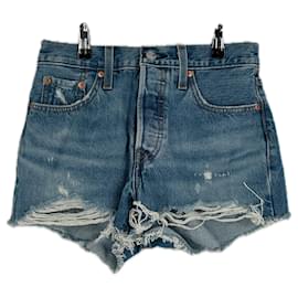 Levi's Mini shorts de denim rotos
