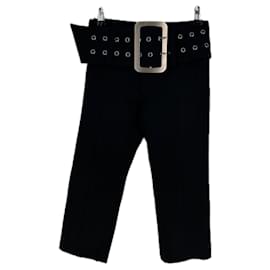 Capri negro con cinturón - Miss Sixty