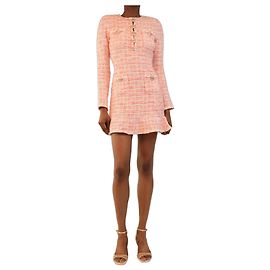 Self portrait Rosa Bouclé-Minikleid - size XS