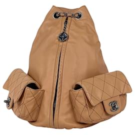 Chanel Matelassé Leder-Rucksack